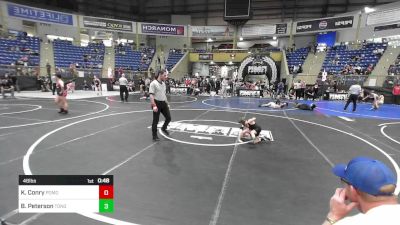 46 lbs Rr Rnd 3 - Kempsey Conry, Pomona Elite vs Bryant Peterson, Tongue River Wrestling Clu