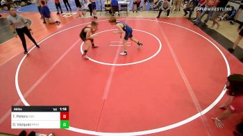 86 lbs Semifinal - Tristan Peters, Claremore Wrestling Club vs Dylan Vazquez, Pryor Tigers