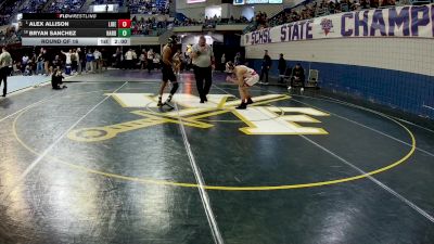 126 lbs Round Of 16 - Alex Allison, Liberty vs Bryan Sanchez, Hardeeville