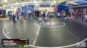 144 lbs Cons. Round 2 - Adrian Gutierrez, Palmetto Bay Wrestling Club vs Lemuel Lynon, Assassins Wrestling