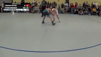 120 lbs Cons. Semi - Ryker Heishman, Big Game Wrestling Club vs Hudson Solting, Jack Pine Savage