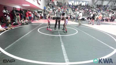 73 lbs Rr Rnd 3 - Kingston Reed, Raw Wrestling Club vs Kaleb Kelly, Broken Arrow Wrestling Club