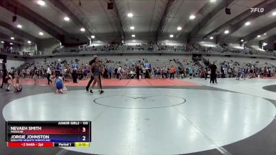 135 lbs Quarterfinal - Nevaeh Smith, Missouri vs Jorgie Johnston, Greater Heights Wrestling