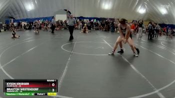 160 lbs Round 1 (8 Team) - Kyson Kroeger, Killer Elite vs Braxton Westendorf, Warrior RTC