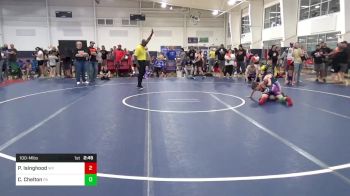 100-M lbs Round 2 - Parker Isinghood, WV vs Corbin Chelton, PA