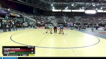 4A 170 lbs Quarterfinal - Xander Zollinger, Skyline vs Dylan Scott, Lakeland