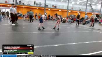 82 lbs Round 3 - Landon Pentecost, Cherokee Bluff Jr. Bears vs Benjamin Jones, Jet Wrestling Club