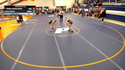 105 lbs Semifinal - Leah White, Peoria (Richwoods) vs Tessa Donaldson, Pekin
