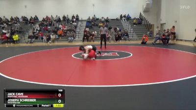 106 lbs Cons. Round 3 - Jack Cave, Highland, Riverside vs Joseph Schreiber, Washington