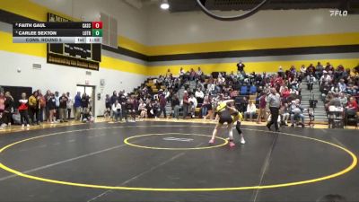 100 lbs Cons. Round 5 - Carlee Sexton, Lone Tree vs Faith Gaul, Cascade