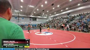115 lbs Champ. Round 1 - Brodey Wilcox, Natrona Colts Wrestling Club vs Henry Quiver, Lander Tiger Tough Wrestling