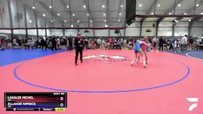 118 lbs Quarterfinal - Lahalee Michel, WA vs Ellanor Nimrick, WA