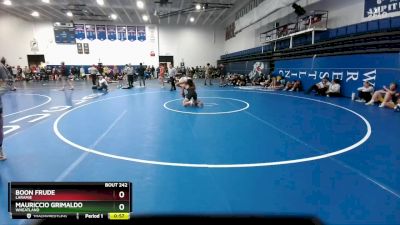 150 lbs Cons. Round 3 - Mauriccio Grimaldo, Wheatland vs Boon Frude, Laramie