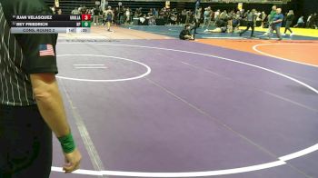 5A 106 lbs Cons. Round 2 - Bey Friedrich, Dallas Highland Park vs Juan Velasquez, Rio Grande City Grulla