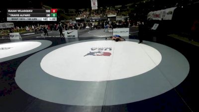 165 lbs Champ. Rd Of 16 - Isaiah Velasquez, Tulare Union High School Wrestling vs Travis Alfaro, Legacy Wrestling Center