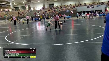 50 lbs Cons. Round 3 - Zack Adkins, Hendersonville Commandos vs Wyatt Sizemore, Vikings Wrestling Club