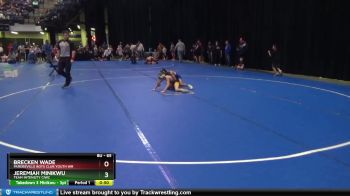 65 lbs Quarterfinal - Jeremiah Minikwu, Team Intensity CIWC vs Brecken Wade, Pardeeville Boys Club Youth Wr