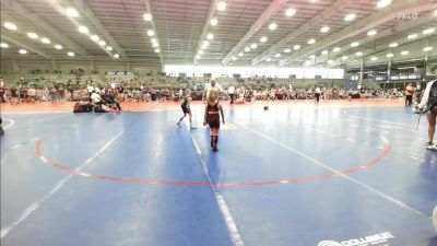 60 lbs Rr Rnd 2 - Emalyn Cranmer, Roughneck Wrestling Club vs Koby Waterkotte, Revival Blue