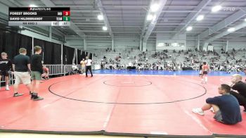 80 lbs Rr Rnd 2 - Forest Brooks, Indiana Outlaws Maroon vs David Hildebrandt, Team RJN Green