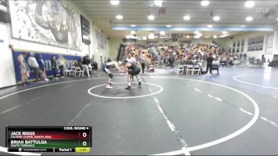 175 lbs Cons. Round 4 - Brian Battulga, South Torrance vs Jack Riggs, Calvary Chapel (Santa Ana)