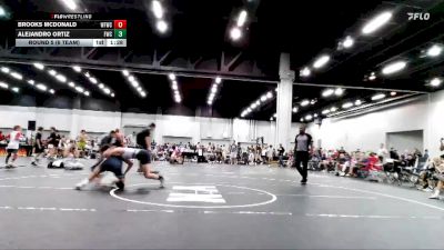 132 lbs Round 5 (6 Team) - Brooks McDonald, West Forsyth Wrestling Club vs Alejandro Ortiz, Fuller Wrestling Center