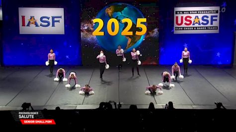 Envision Dance - Salute [2025 Senior Small Pom Prelims] 2025 The Dance Worlds