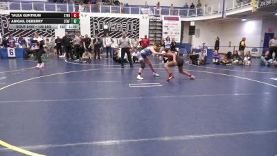 136 lbs Final - Talea Guntrum, Steubenville-OH vs Abigail DeBerry, Stafford-VA