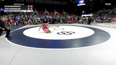113 lbs Cons. Sub-rd Of 32 - Dylan Nieuwenhuis, MI vs Cody Householder, PA
