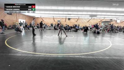 160 lbs Quarterfinal - Kanaje Brickus, Harrisburg vs Mason Lisberg, Wurtsboro