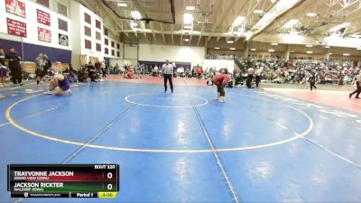 197 lbs Champ. Round 2 - Jackson Rickter, Waldorf (Iowa) vs Trayvonne Jackson, Grand View (Iowa)