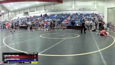 138 lbs Cons. Round 2 - Kolten Mellon, OH vs Alexander Poll, OH