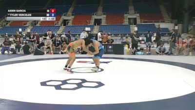 120 lbs 7th Place Match - Aiden Garcia, California vs Tyler Verceles, Maryland