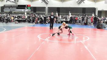 57 lbs Rr Rnd 1 - Jameson Trausch, South Side Wrestling Club - ESC vs Daniel Molinski, Falcons Wrestling Club - ESC