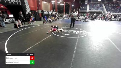 65 lbs Quarterfinal - Donnie Lopez, Evanston Elite Wrestling vs Avery Atencio, Pomona Elite