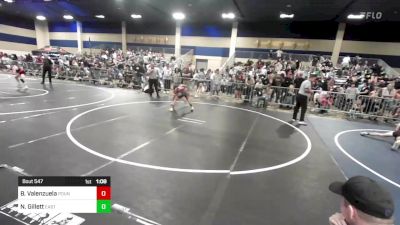 106 lbs Round Of 64 - Brandon Valenzuela, Pounders WC vs Nash Gillett, East Valley WC