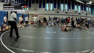 105 lbs Finals (8 Team) - Hassan Farhan, Iron Horse vs Maysen Perkins, Misfits United