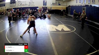 107 lbs Cons. Semi - Nathan Duda, Cambridge Springs Hs vs Cooper Keith, Moshannon Valley Hs