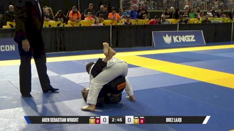 Brez Lajqi vs Aden Sebastian Wright 2025 Pan Kids Jiu-Jitsu IBJJF Championship