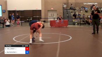 50 kg 7th Place - CARLY VALLEROY, Team Missouri vs Josie Bartishofski, Team Wisconsin