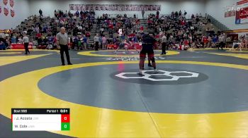 285 lbs Cons. Round 3 - Juan Acosta, Lowell vs Will Cole, Cincinnati LaSalle