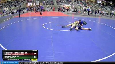 117 lbs Cons. Round 2 - Dexter Nelson, Cascade Mat Club vs Benjamin Hernandez Jr., Eagle Point Youth Wrestling Cl