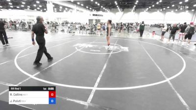 165 lbs Rr Rnd 1 - Rickelle Collins, No Team vs Jordan Puluti, Silverback WC