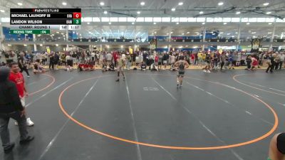 100 lbs Champ. Round 1 - Michael Lauhoff Iii, Unattached vs Landon Wilson, Unattached