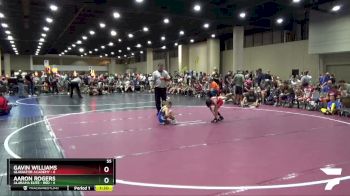 55 lbs Round 2 (6 Team) - Gavin Williams, Gladiator Academy vs Aaron Rogers, Alabama Elite - Red