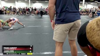 98 lbs Round 1 (6 Team) - Caden Codd, Headhunters Black vs Frank Albright, U2 Upstate Uprising