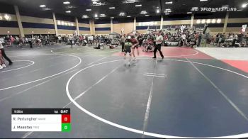 113 lbs Consi Of 8 #1 - River Perlungher, Warrior Trained vs Josiah Maestas, Pride WC