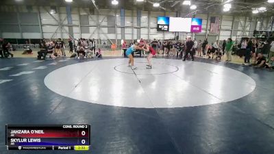 68 lbs Cons. Round 2 - Jahzara O`Neil, AK vs Skylur Lewis, AR