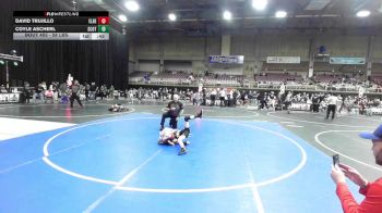 58 lbs Quarterfinal - David Trujillo, Elbert County Wranglers vs Coyle Ascherl, Scottsbluff WC