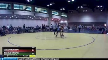 120 lbs Round 9 (10 Team) - Julian Montero, Maximum Performance vs Phoenix Krauth, Bulldog Wrestling