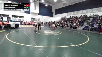 125 lbs Semifinal - Lilyana Balderas, Anaheim vs Jocelyn Sosa, Schurr